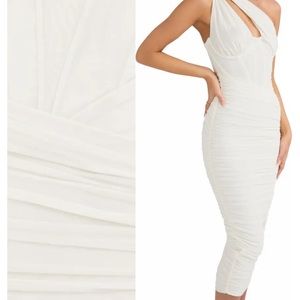 (SOLD ON MERCARI) House of CB one shoulder dress